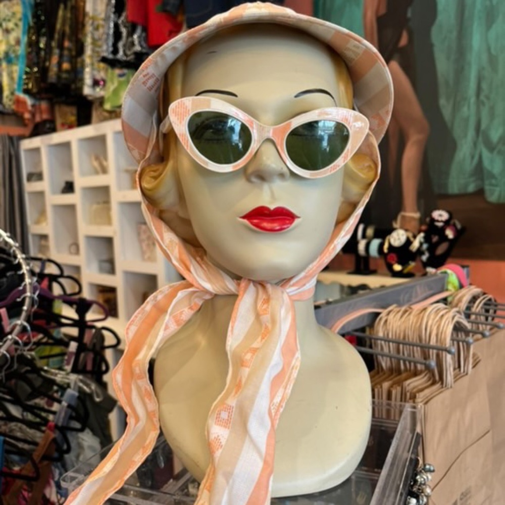 Sun Mates vintage striped sun hat medium